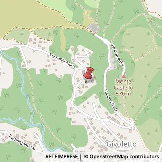 Mappa Via Santa Maria, 36, 10040 Givoletto, Torino (Piemonte)