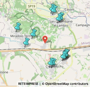 Mappa Via Vignali, 27010 Miradolo Terme PV, Italia (2.155)