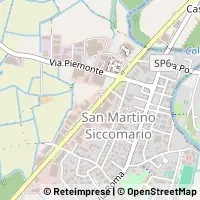 Mapa San Martino Siccomario