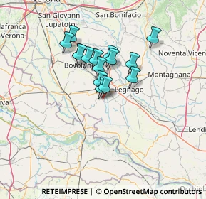 Mappa Via Capo di Sotto, 37052 Casaleone VR, Italia (10.12467)