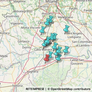 Mappa Via Rosselli, 27028 San Martino Siccomario PV, Italia (9.62313)