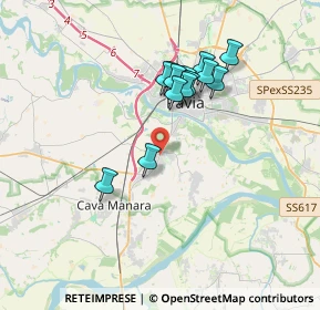 Mappa Via Rosselli, 27028 San Martino Siccomario PV, Italia (3.05615)