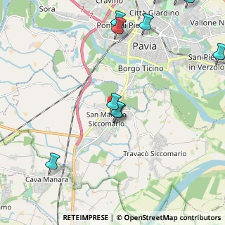 Mappa Via Rosselli, 27028 San Martino Siccomario PV, Italia (2.88818)