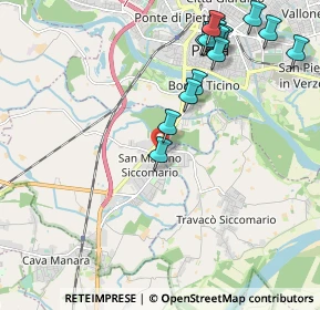Mappa Via Rosselli, 27028 San Martino Siccomario PV, Italia (2.38)