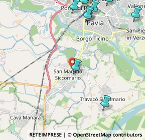 Mappa Via Rosselli, 27028 San Martino Siccomario PV, Italia (3.07364)