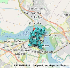 Mappa Vicolo Ronda, 46100 Mantova MN, Italia (1.025)