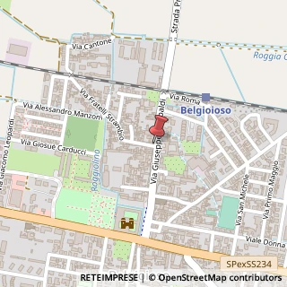 Mappa Via Giuseppe Garibaldi, 55, 27011 Belgioioso, Pavia (Lombardia)