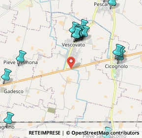 Mappa SP10, 26039 Vescovato CR, Italia (2.727)