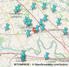 Mappa Via Cremona, 27013 Chignolo po PV, Italia (9.076)