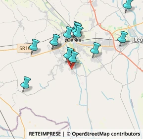 Mappa Via Leonardo da Vinci, 37052 Casaleone VR, Italia (3.65923)