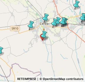 Mappa Via Leonardo da Vinci, 37052 Casaleone VR, Italia (4.92917)