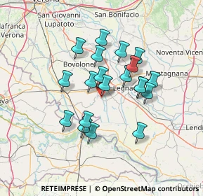 Mappa Via Leonardo da Vinci, 37052 Casaleone VR, Italia (11.329)