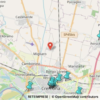 Mappa Via Sottodosso, 26100 Boschetto CR, Italia (3.68091)