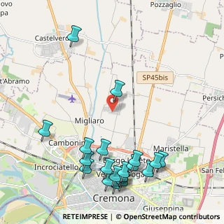 Mappa Via Sottodosso, 26100 Boschetto CR, Italia (2.6595)