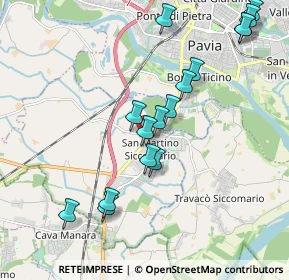 Mappa Strada Statale dei Giovi, 27028 San Martino Siccomario PV, Italia (2.06)