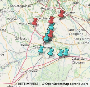 Mappa Strada Statale dei Giovi, 27028 San Martino Siccomario PV, Italia (9.23467)