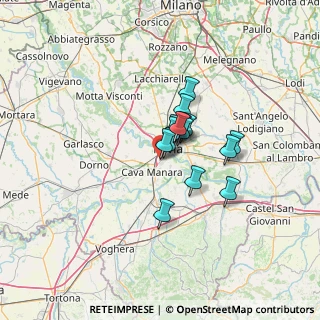 Mappa Strada Statale dei Giovi, 27028 San Martino Siccomario PV, Italia (7.90667)