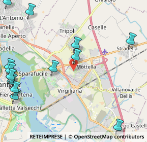 Mappa Via Cavour, 46030 Mottella MN, Italia (3.07)