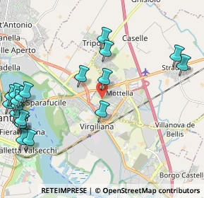 Mappa Via Cavour, 46030 Mottella MN, Italia (2.832)