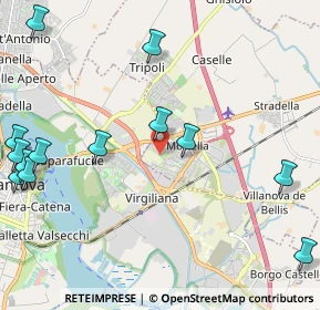 Mappa Via Cavour, 46030 Mottella MN, Italia (3.02429)