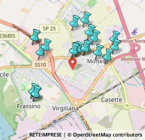 Mappa Via Cavour, 46030 Mottella MN, Italia (0.9145)