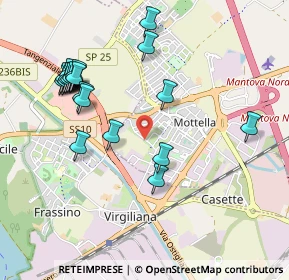 Mappa Via Cavour, 46030 Mottella MN, Italia (1.061)