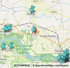 Mappa REGIONE CAVALLINO, 15030 Casale Monferrato AL, Italia (3.7315)