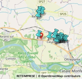 Mappa REGIONE CAVALLINO, 15030 Casale Monferrato AL, Italia (1.661)