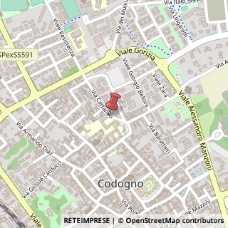 Mappa Via Cattaneo Carlo, 13, 26845 Codogno, Lodi (Lombardia)