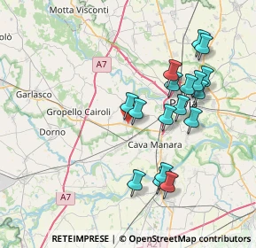 Mappa 27020 Carbonara al Ticino PV, Italia (7.35529)