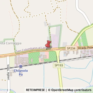 Mappa Via Cremona 14, 14, 27013 Chignolo Po, Pavia (Lombardia)