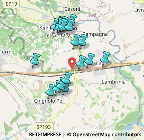 Mappa Via Statale Mantovana, 27013 Chignolo Po PV, Italia (1.6825)