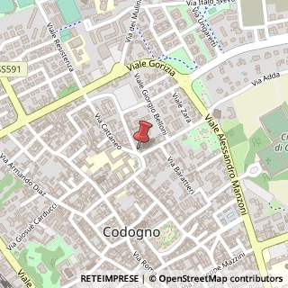 Mappa Via A. Pietrasanta, 17, 26845 Codogno, Lodi (Lombardia)
