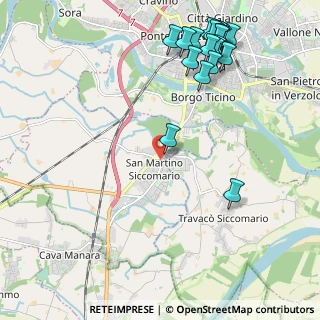 Mappa Via Puccini, 27028 San Martino Siccomario PV, Italia (2.739)