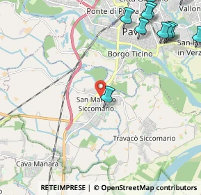 Mappa Via Puccini, 27028 San Martino Siccomario PV, Italia (3.26083)
