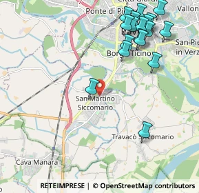 Mappa Via Puccini, 27028 San Martino Siccomario PV, Italia (2.51389)