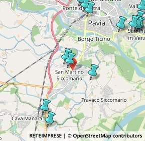 Mappa Via Puccini, 27028 San Martino Siccomario PV, Italia (3.15882)