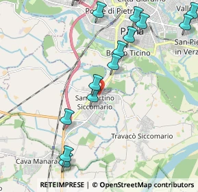 Mappa Via Puccini, 27028 San Martino Siccomario PV, Italia (2.48571)