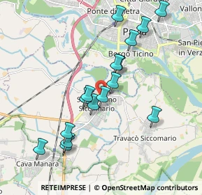 Mappa Via Puccini, 27028 San Martino Siccomario PV, Italia (1.85188)