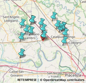 Mappa Via Dante Alighieri, 26863 Orio Litta LO, Italia (6.63895)