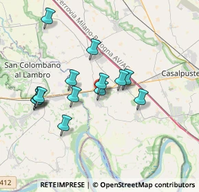 Mappa Via Dante Alighieri, 26863 Orio Litta LO, Italia (3.33)