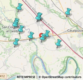 Mappa Via Dante Alighieri, 26863 Orio Litta LO, Italia (3.96083)