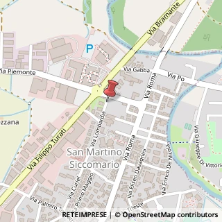 Mappa Via Lombardia,  26, 27028 San Martino Siccomario, Pavia (Lombardia)