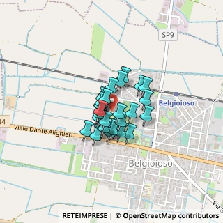 Mappa Via Carducci, 27011 Belgioioso PV, Italia (0.23214)