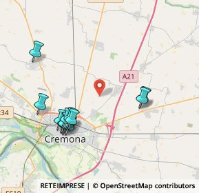 Mappa Via Porcellasco, 26100 Cremona CR, Italia (4.11583)