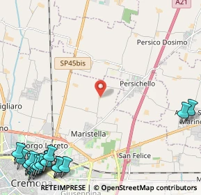 Mappa Via Porcellasco, 26100 Cremona CR, Italia (3.8535)