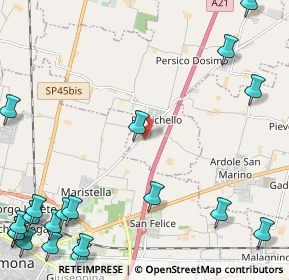 Mappa Via, 26043 Persico Dosimo CR, Italia (3.5955)