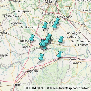 Mappa Via E. Davagnini, 27028 San Martino Siccomario PV, Italia (7.654)