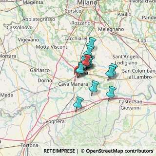 Mappa Via E. Davagnini, 27028 San Martino Siccomario PV, Italia (7.62733)