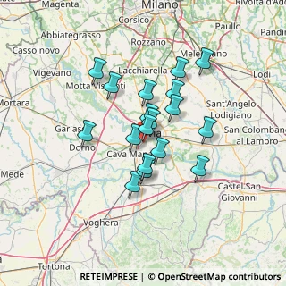 Mappa Via E. Davagnini, 27028 San Martino Siccomario PV, Italia (10.515)